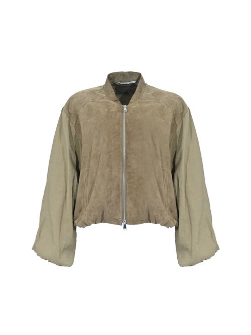 Giubbotto Ella Mix in suede LEATHER AUTHORITY | ELLA MIX037